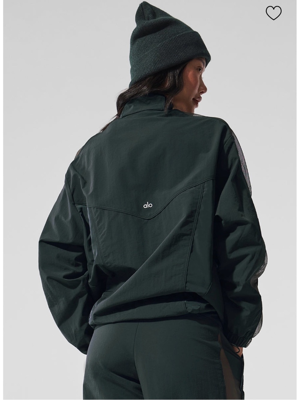 ALO Origin Full Zip Track Jacket Green Size XS - Picture 4 of 5